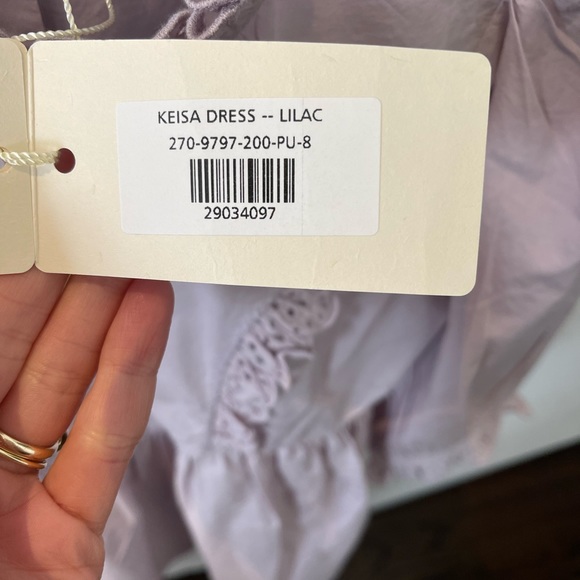 NWT DOEN Keisa Dress in Lilac. Child’s size 7-8. - Picture 6 of 8